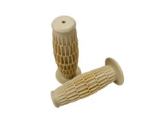 Universeel Bromfiets Puch Maxi Classic Handvatten Set 22/24x115mm Creme Kreidler Stuur Sachs