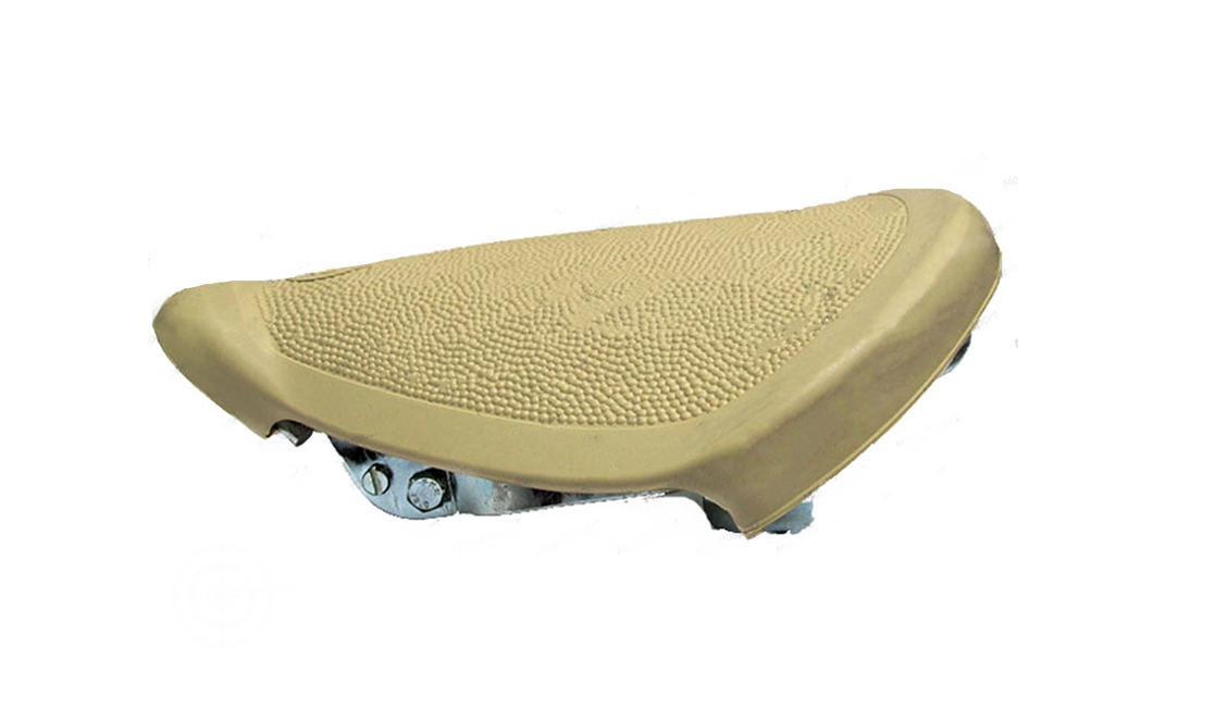 Puch MV MS universeel Kreidler bromfiets zadel BTG creme rubber