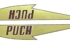 Puch Tanktransferset Puch Goud / Bruin Tank Transfer Sticker