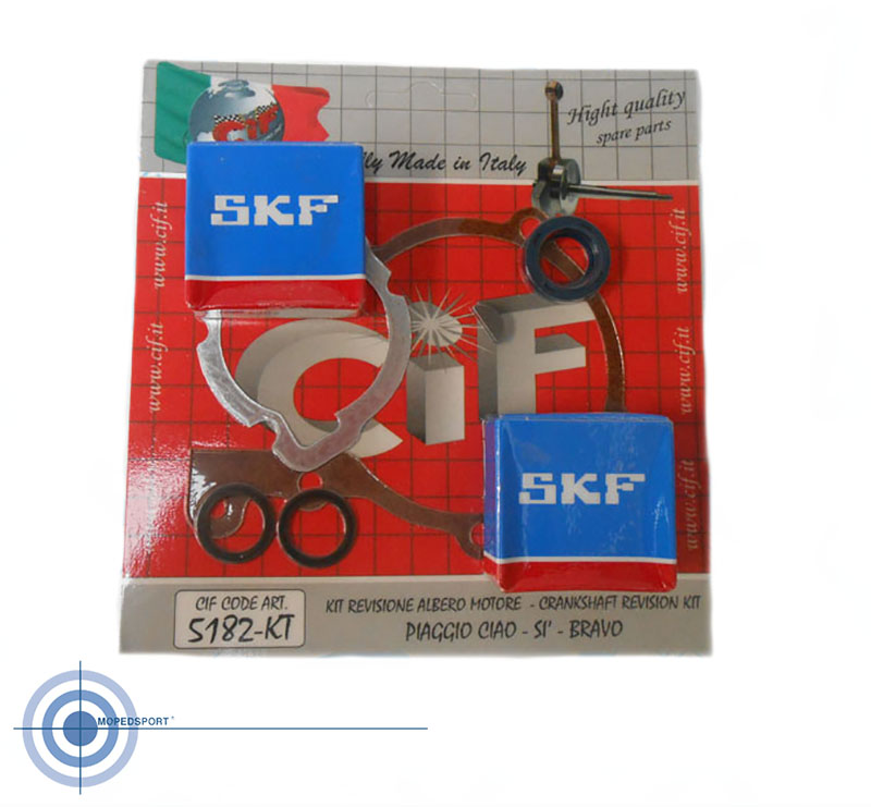 Vespa Ciao Si Krukas Reparatie / Revisie Set Cif Motor