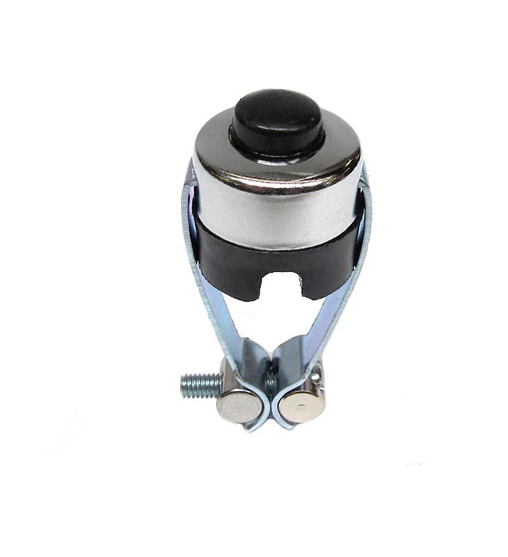 Universeel bromfiets Puch Maxi Kreidler drukbouton chroom / drukknop stopschakelaar 22mm stuur Tomos Sachs stuur