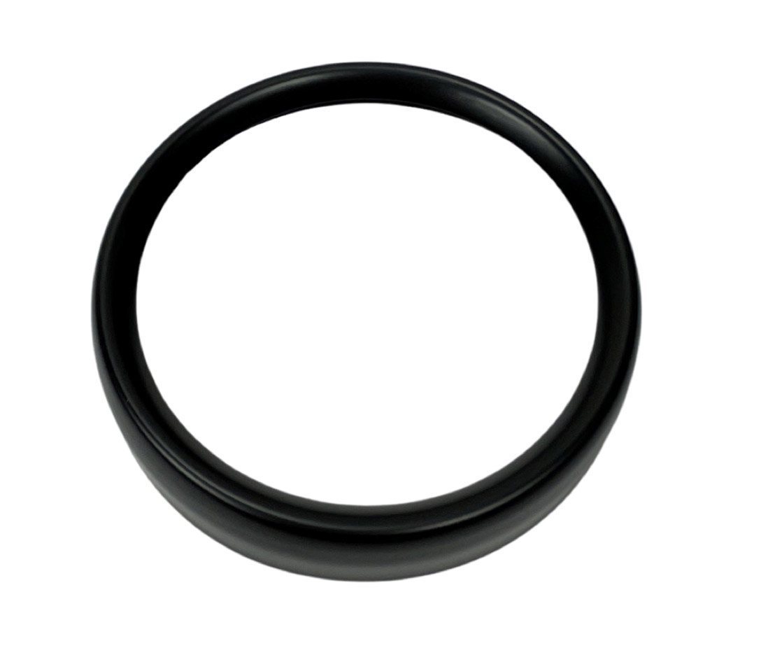 Mat zwarte tellerklokrand 70mm voor Sachs Hercules brommer