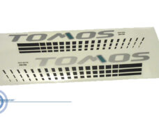 Grijze tanksticker set voor Tomos A3 en A35 brommer