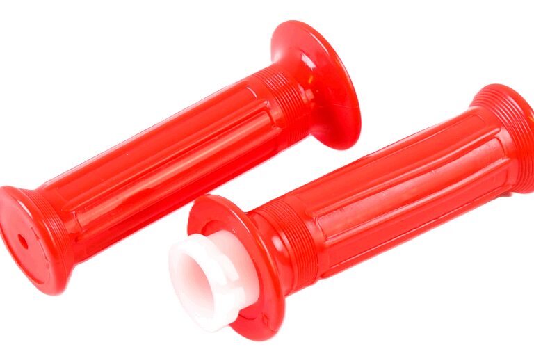 Yamaha Dt50 Handvat Set Rood Links/rechts Met Binnenbuis Passend Voor Dt50 Stuur Dt50mx