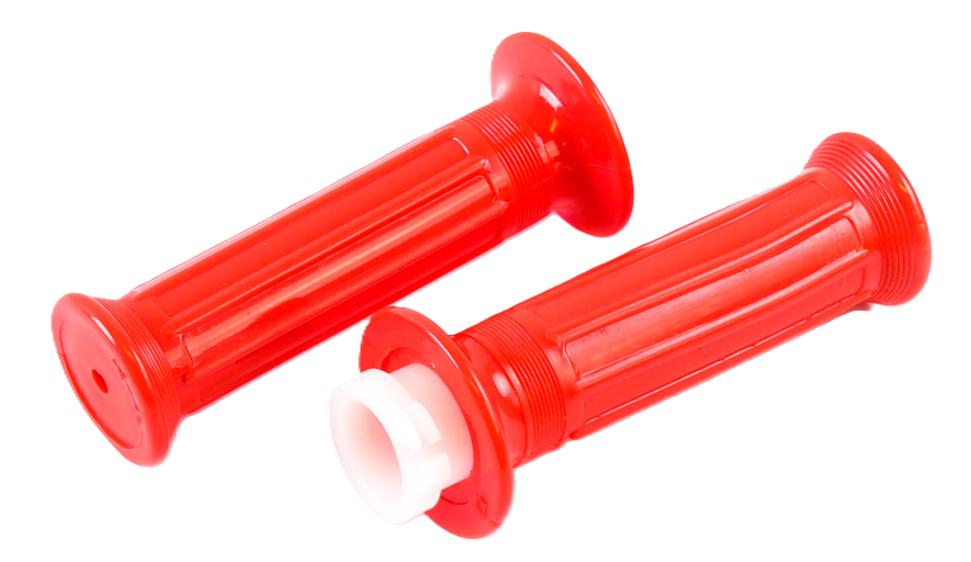 Yamaha Dt50 Handvat Set Rood Links/rechts Met Binnenbuis Passend Voor Dt50 Stuur Dt50mx