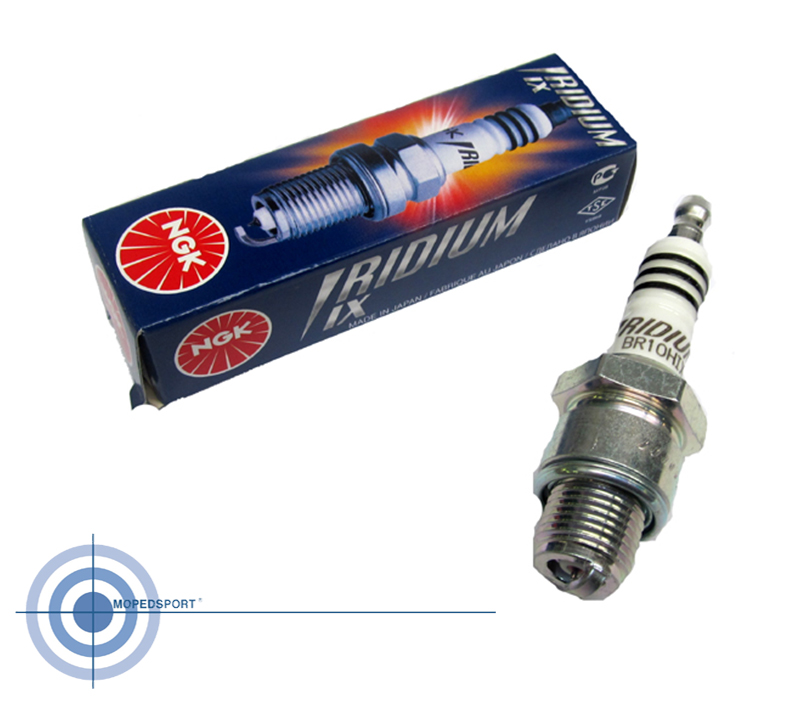 NGK BR10HIX Iridium IX racebougie voor 2-takt brommer en scooter