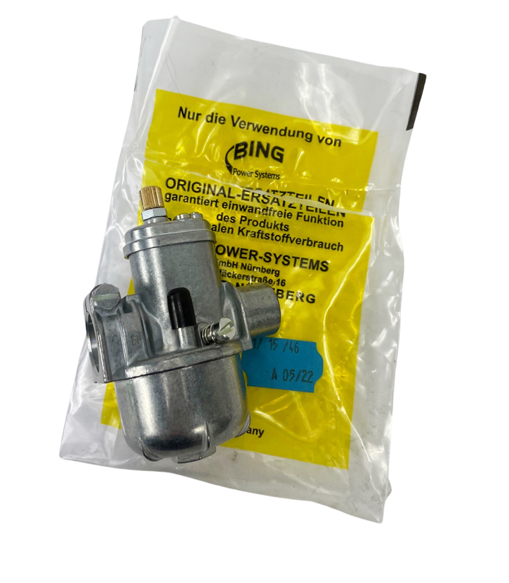 BING/PUCH MAXI/UNIVERSEEL/ BROMFIETS Carburateur origineel Bing 1-15-46A - 280-04.709 15MM