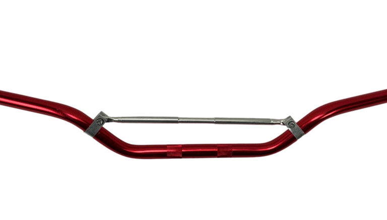 Rood universeel cross stuur 22mm voor brommer en scooter