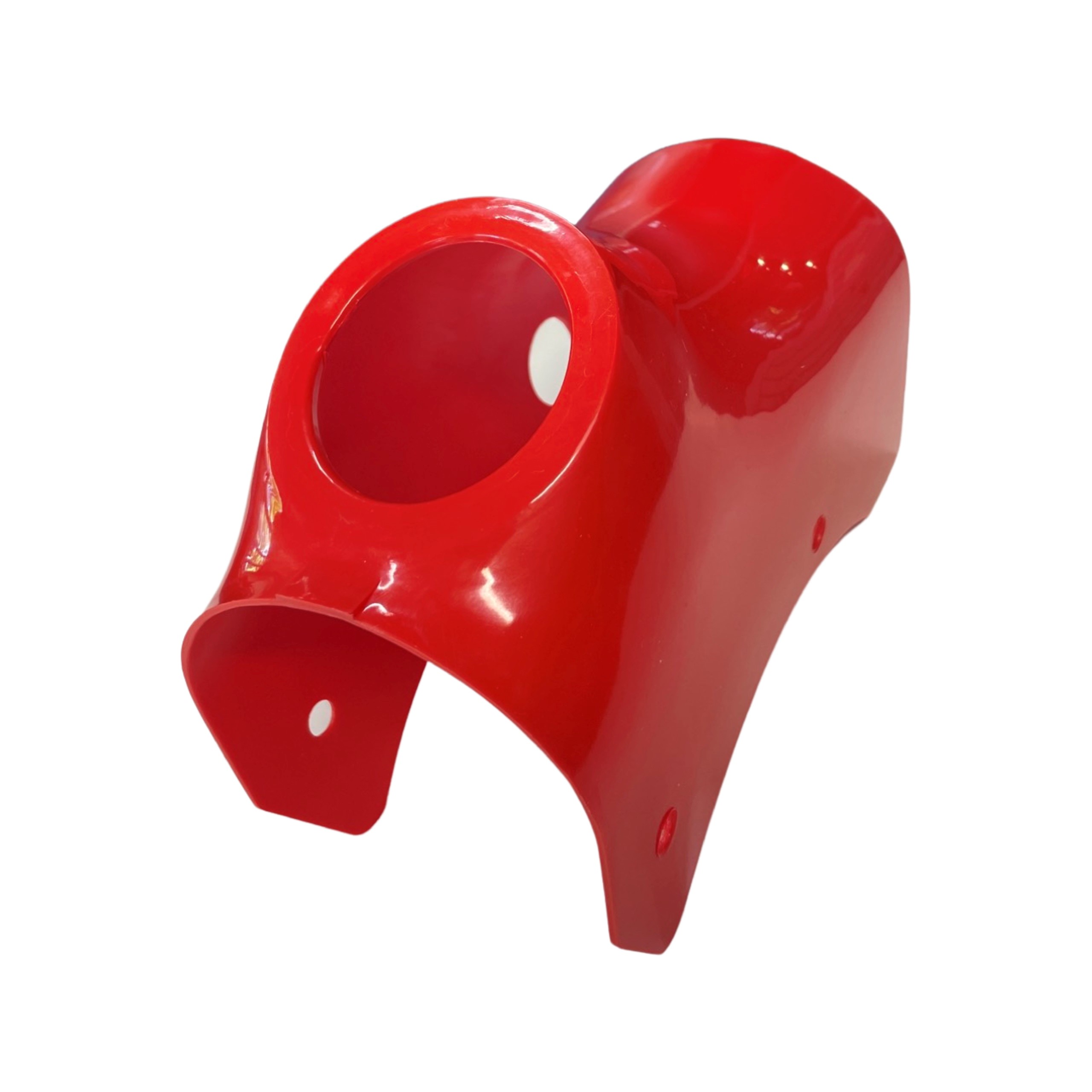 Rode aftermarket claxonkap voor Kreidler Florett 1967 balhoofdgebied