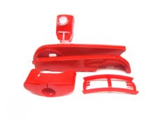 Rode 4-delige plastic kappenset voor Kreidler Florett 1968-1972