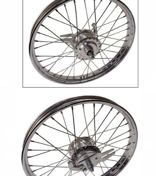 Compleet 17 inch spaakwiel voorwiel voor Peugeot 103 SP MVL