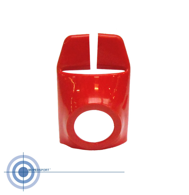 Rode claxonkap voor Kreidler Florett 1968-1972 balhoofd afdekking 47.75.03/70