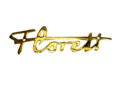 Messing Kreidler Florett embleem 80mm voor voorspatbord OEM 57.22.41