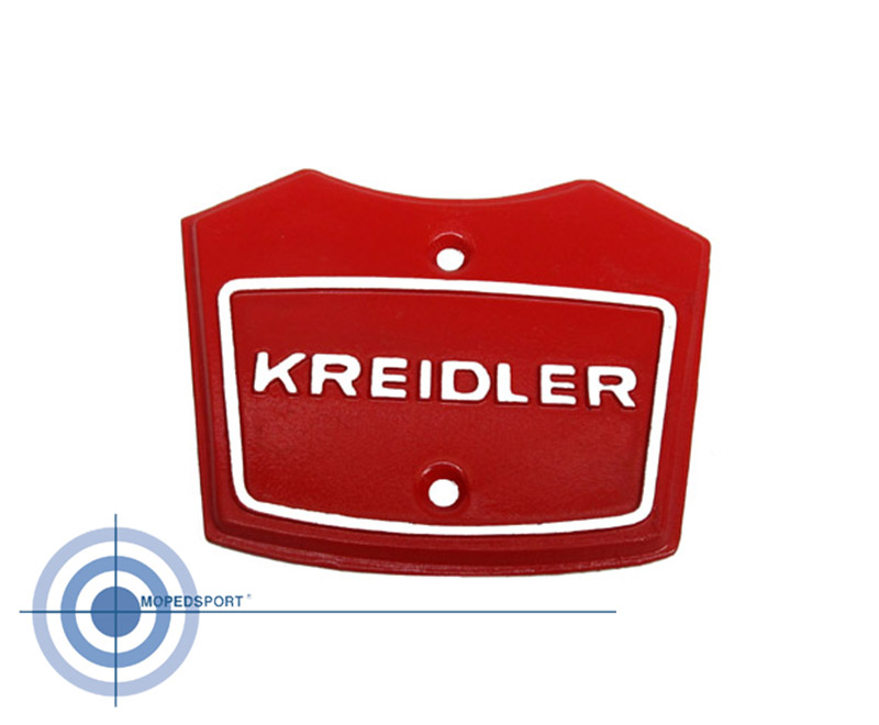 Rode aluminium afdekplaat lamphouder voor Kreidler Florett 1968-1972