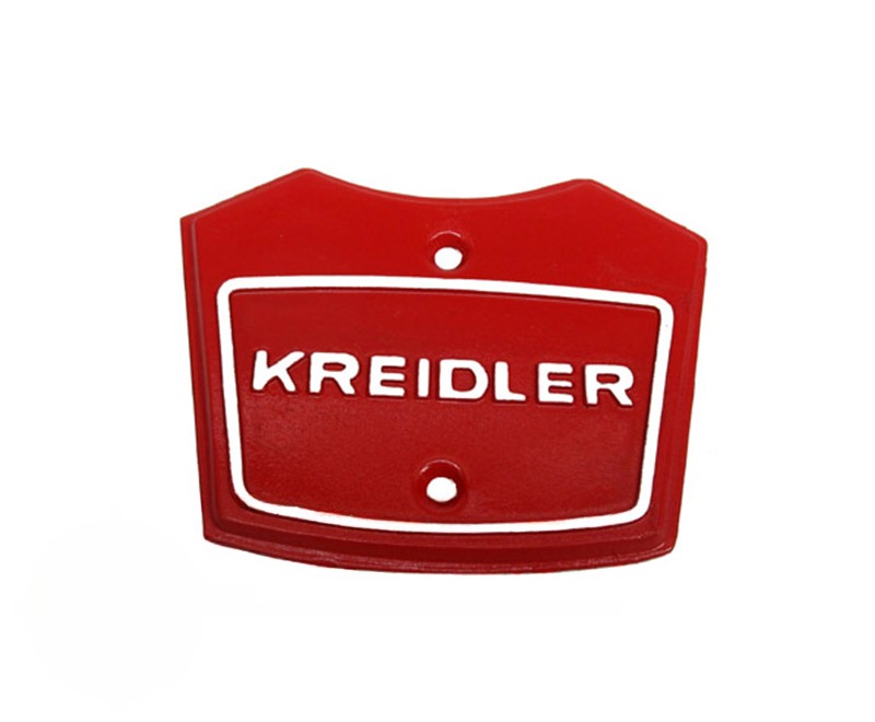 Rode aluminium afdekplaat lamphouder voor Kreidler Florett 1968-1972