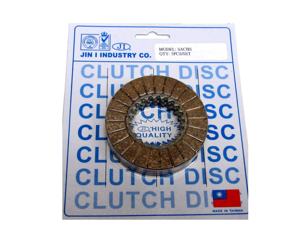 Sachs Koppelingsplaat Set 4/5/6 Versnellingen 4v - 5v - 6v Per 5 Stuks - Buitendiameter: 78mm - Binnendiameter: Ca. 42mm - Dikte: 3,5mm - Aantal Tanden: 21