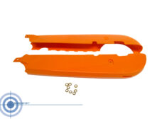 Oranje kunststof kettingkast set Kreidler Florett 1968-1972