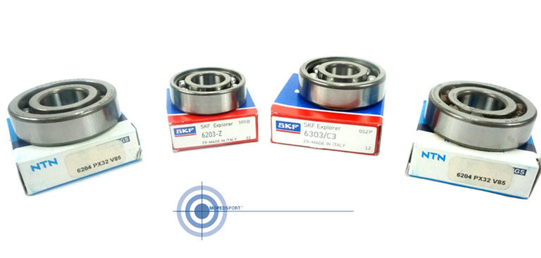 Skf Set Motorlagers Cpl. Yamaha Rd/ty/dt/rd/dt-mx Skf Ntn 6204 - Skf 6203z - Skf 6303/c3 - Ntn 6204