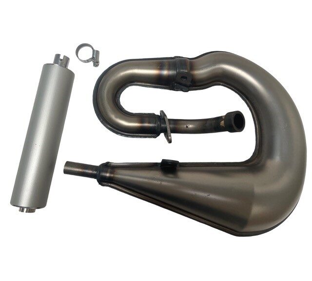 Proma Circuit sport-uitlaat met aluminium demper voor Honda Camino PA50