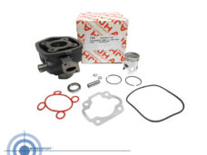 Gietijzeren cilinderset 40mm 50cc Minarelli horizontaal watergekoeld met zuiger