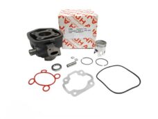 Gietijzeren cilinderset 40mm 50cc Minarelli horizontaal watergekoeld met zuiger