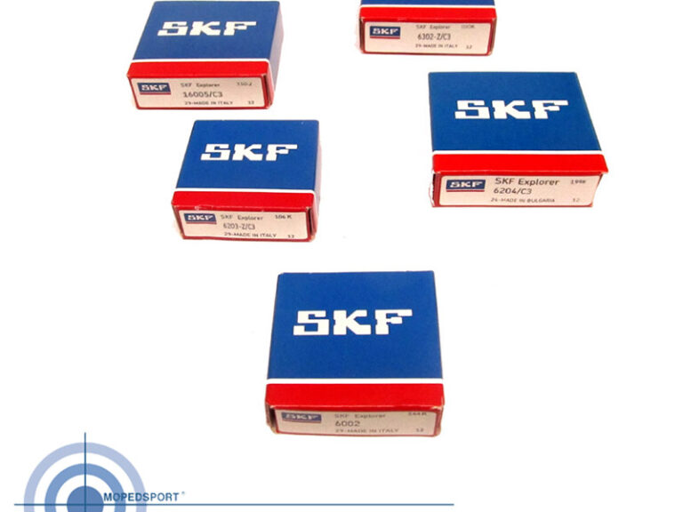 Skf/bromfiets Ks50 517 529 530 Bloklagerset Cpl. Waterkoeling Lc Ks50 Skf 4v - 5v 4 Versn / 5 Versn. 1x 16005c3 1x 6002 1x6203zc3 1x6204c3 1x 6302zc3