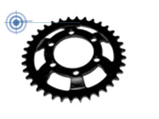 Bromfiets Ks 517 529 530 Achtertandwiel 34t 3/16 415 515-15.110
