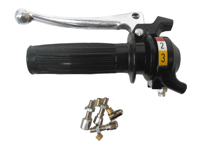 Kreidler Bromfiets 517 529 530 Puch Schakelhendel Met Zwarte Handel 3v / Versnellingen Handel Universeel/sachs *alleen Deze Kant *