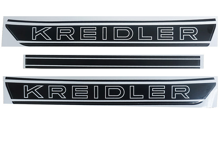 Kreidler Tanktransfer Nieuw Model Zwart Sticker
