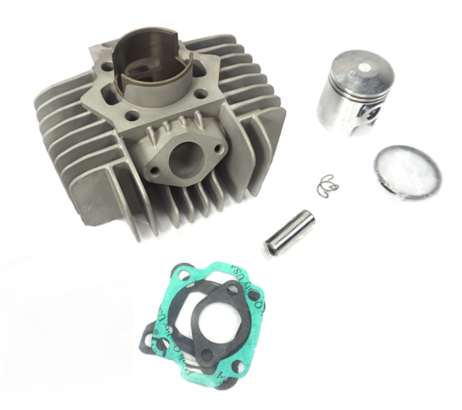 Tomos A35 Cilinder Membraan + Zuiger 44mm 70cc Aluminium / Nicasil *race Use Only* membraancilinder