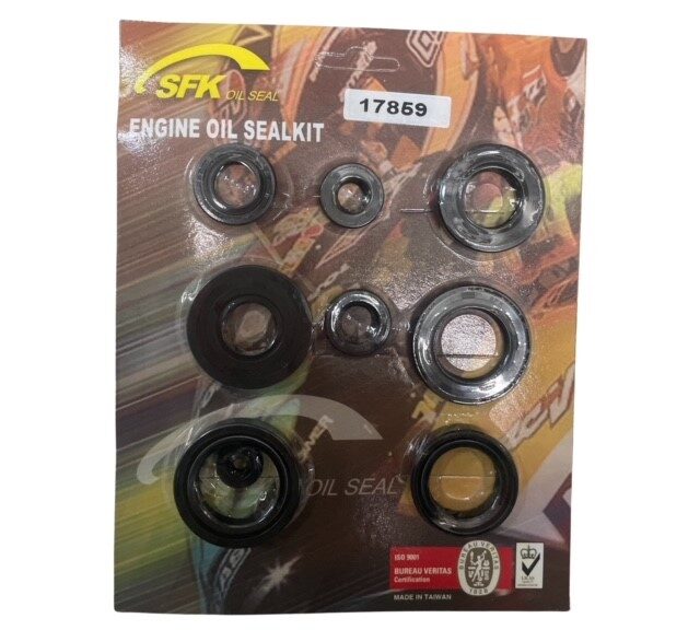 Oliekeerringset 9-delig voor Yamaha FS1 RD50MX DT50MX motorblok