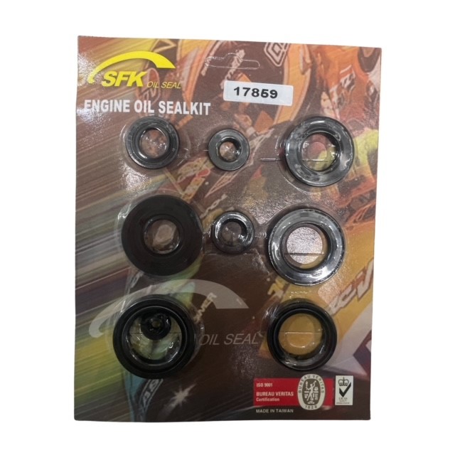 Oliekeerringset 9-delig voor Yamaha FS1 RD50MX DT50MX motorblok