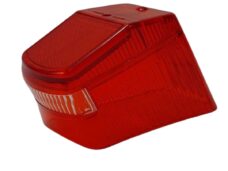 Rood vervangend achterlichtglas Hella-model 517 voor Zundapp 517 en oldtimer-bromfietsen