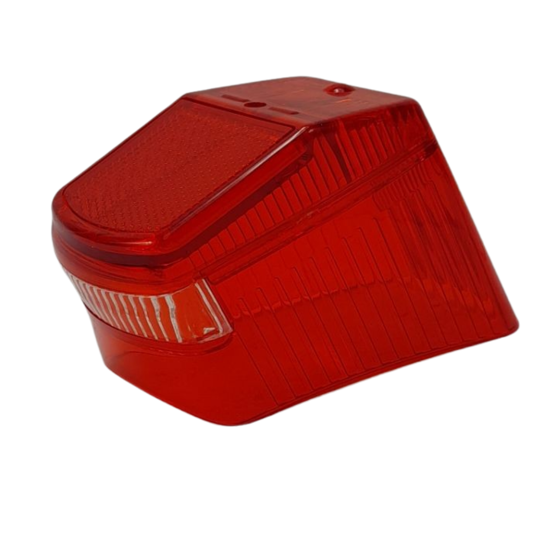 Rood vervangend achterlichtglas Hella-model 517 voor Zundapp 517 en oldtimer-bromfietsen