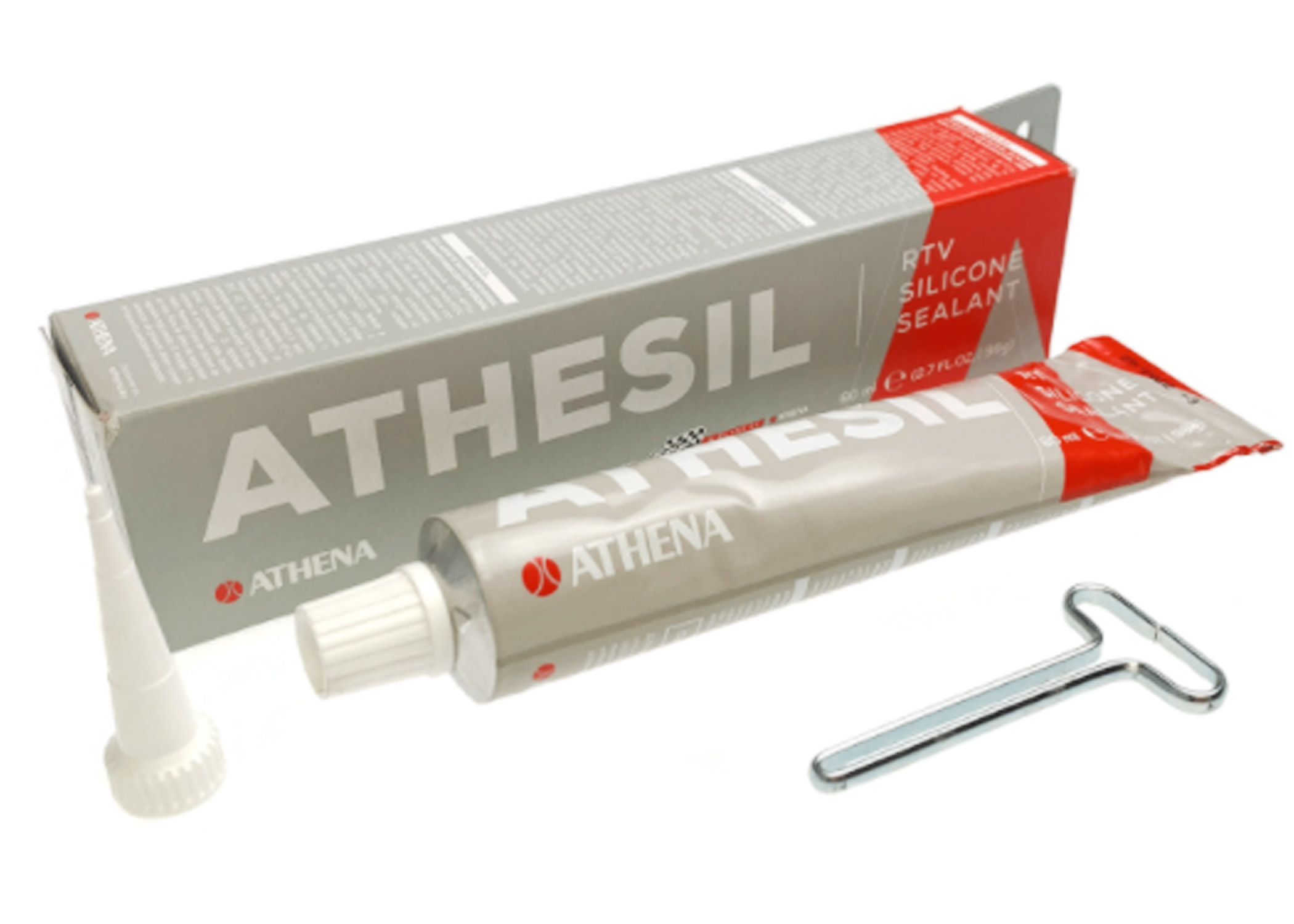 Athena Athesil RTV siliconen vloeibare pakking 80ml tube grijs