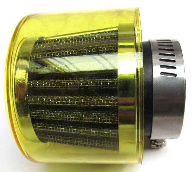 Tomos/universeel/puch Maxi Powerfilter 28/35mm Geel