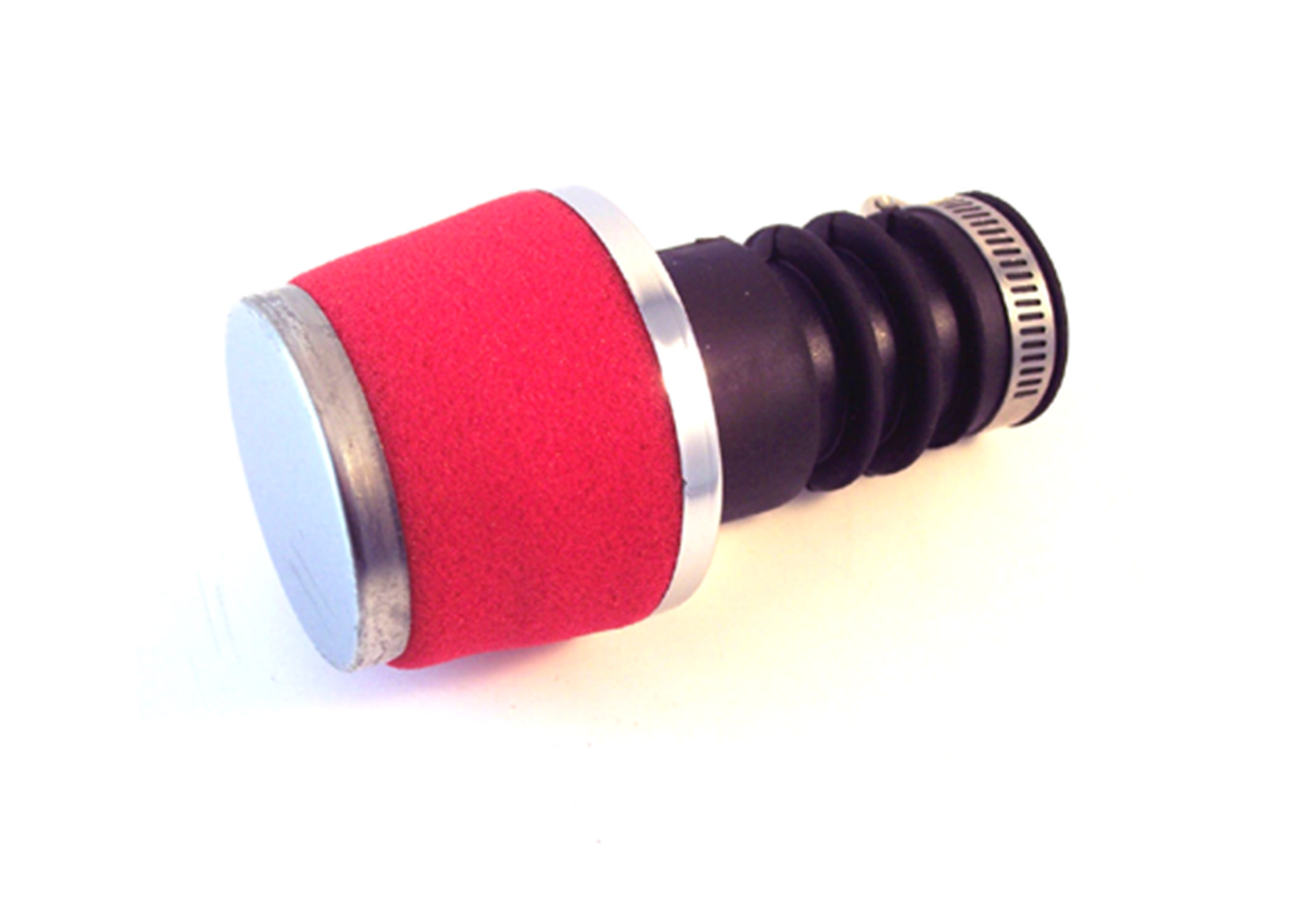 PUCH MAXI/ UNIVERSEEL SACHS Powerfilter/luchtfilter Rood 17mm voor 12mm 15mm carburateur