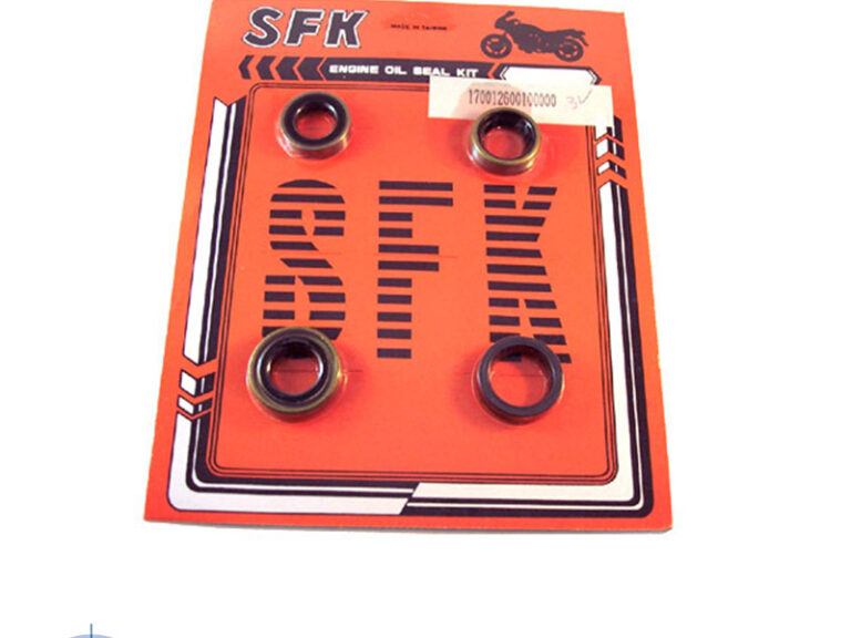 BROMFIETS KS 517 529 530 Oliekeerringset en voet 3 versn / 3V. 4 stuks. KEERRING