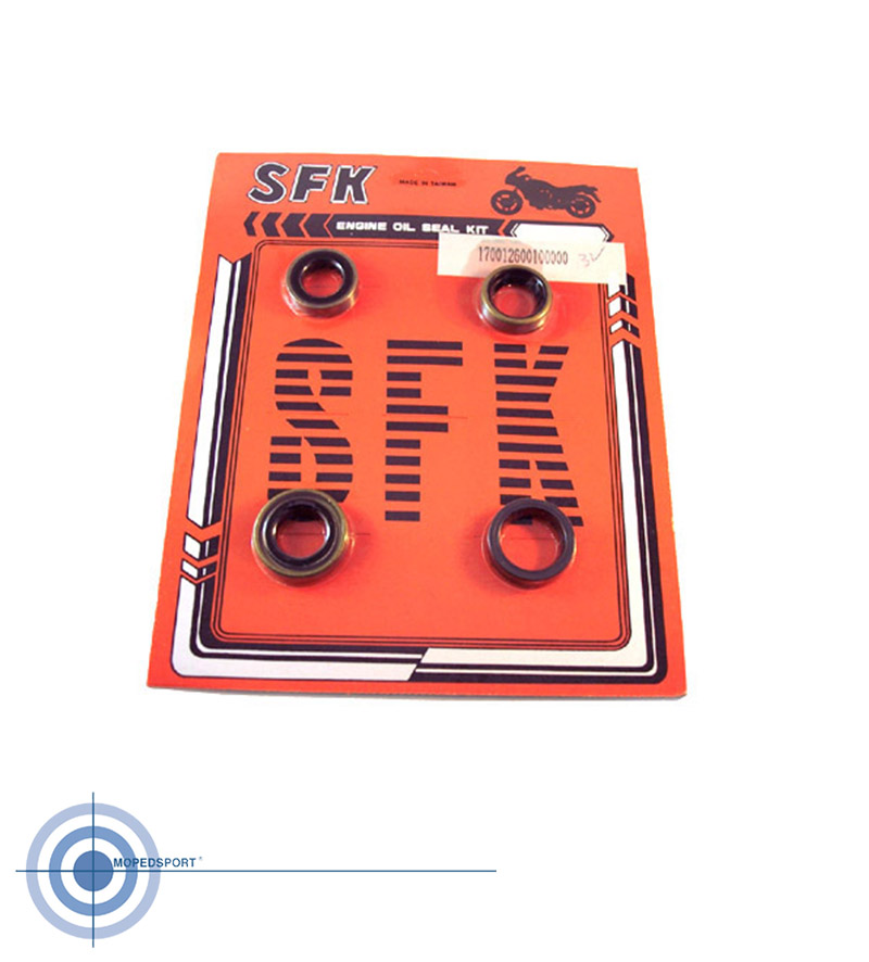 Bromfiets Ks 517 529 530 Oliekeerringset En Voet 3 Versnellingen / 3v. 4 Stuks. Keerring