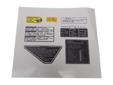 7-delige stickerset voor Honda MB HC01 brommer tank en kappen