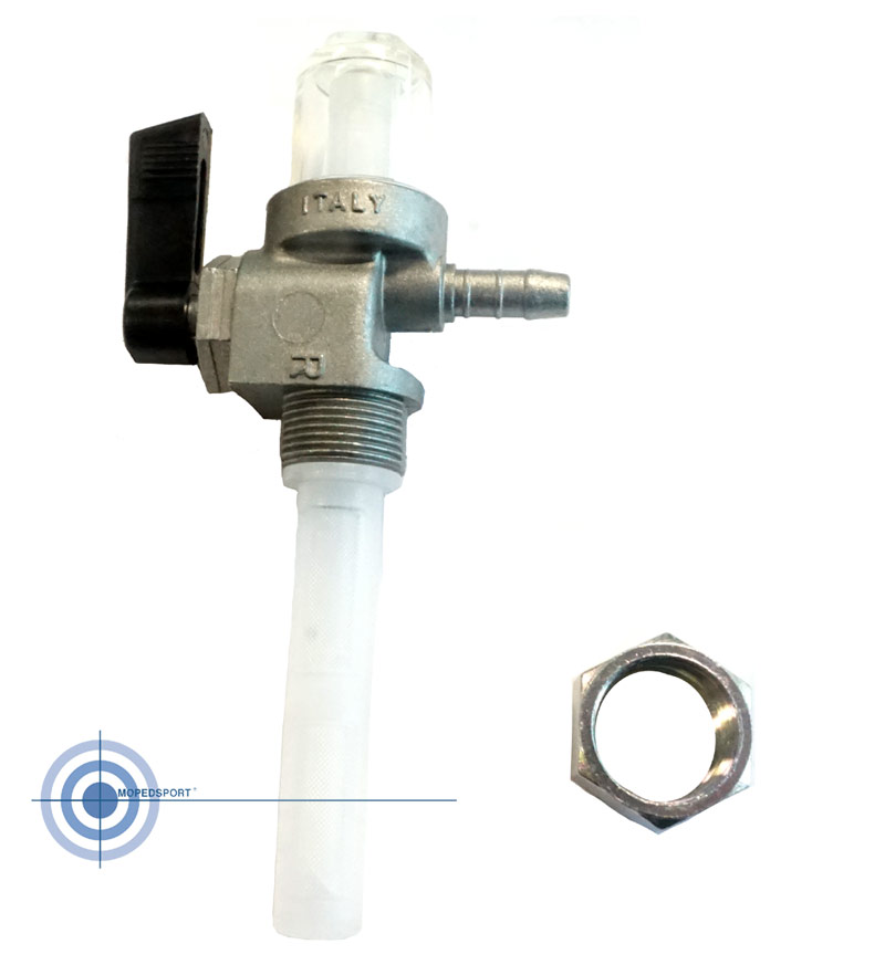 Benzinekraan M16x1 6mm links met filter voor Simson en Kreidler
