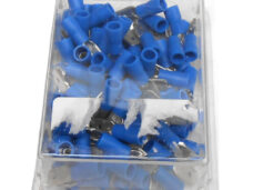 Blauwe kabelschoenen 1 tot 2,5mm² set van 100 voor 12V elektra