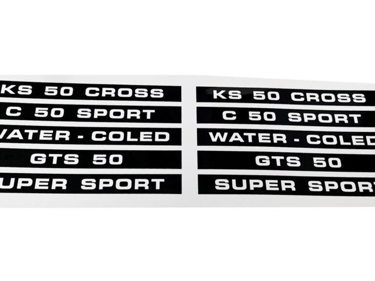 Stickerset zijdeksels Zündapp 517 KS50 Super Sport 1974-1975
