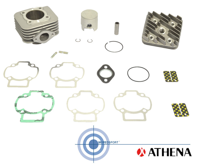 Athena Gilera/piaggio Scooter Cilinder+zuiger+kop 70cc 47.6mm Racing Athena 082000 Aprilia Sport City One Stalker Typhoon Fly Free Liberty Sfera Zup Lx 2t 2005-2011