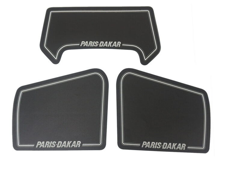 Paris Dakar stickerset zwart 3-delig voor Honda MT5 en MT50