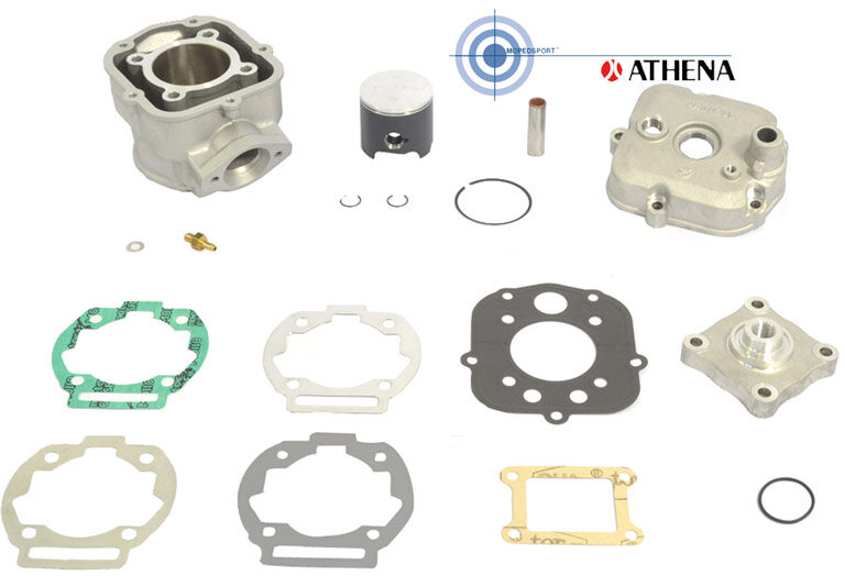 Derbi Aprilia/gilera Cilinder+zuiger+kop 80cc 50mm Nieuw Model 2006-2009 Athena P400105100007 Met Piaggio Motor 6 Versnellingen Aprilia Rs/sx/rx Derbi Gpr/senda Sm Gilera Rcr Smt 50