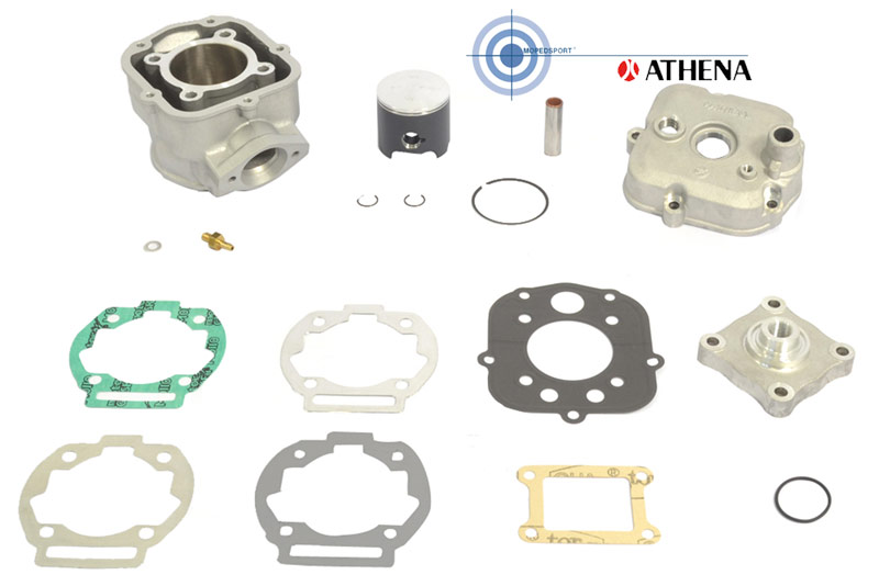 Derbi Aprilia/gilera Cilinder+zuiger+kop 80cc 50mm Nieuw Model 2006-2009 Athena P400105100007 Met Piaggio Motor 6 Versnellingen Aprilia Rs/sx/rx Derbi Gpr/senda Sm Gilera Rcr Smt 50