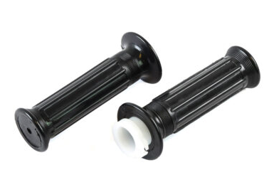 Yamaha Dt50 Handvat Set Zwart Links/rechts Met Binnenbuis Passend Voor Dt50 Stuur Dt50mx