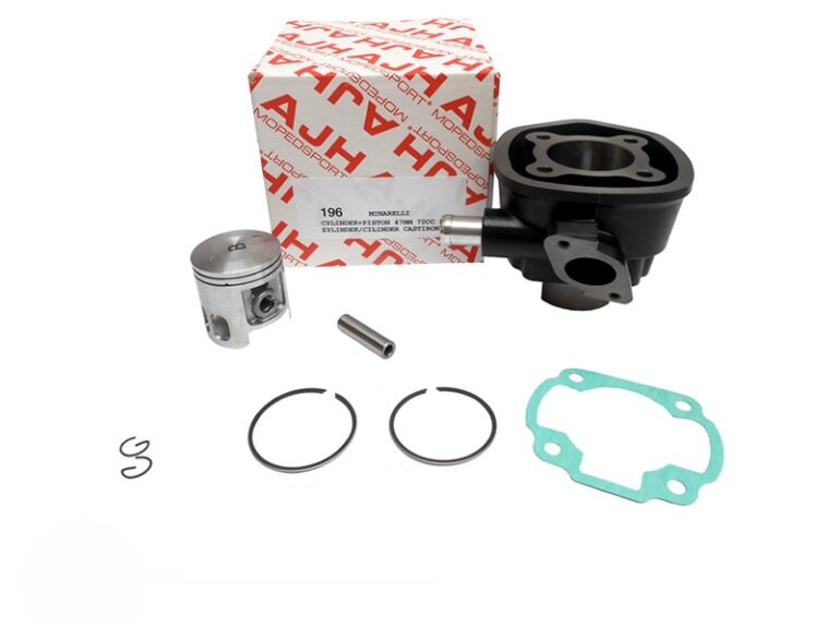 Minarelli/aprilia/yamaha/malaguti/beta Cilinder + Zuiger 47mm 70cc Waterkoeling L/c Gietijzer