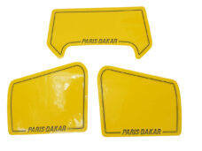 Gele Paris Dakar stickerset voor Honda MT5 en MT50 brommer